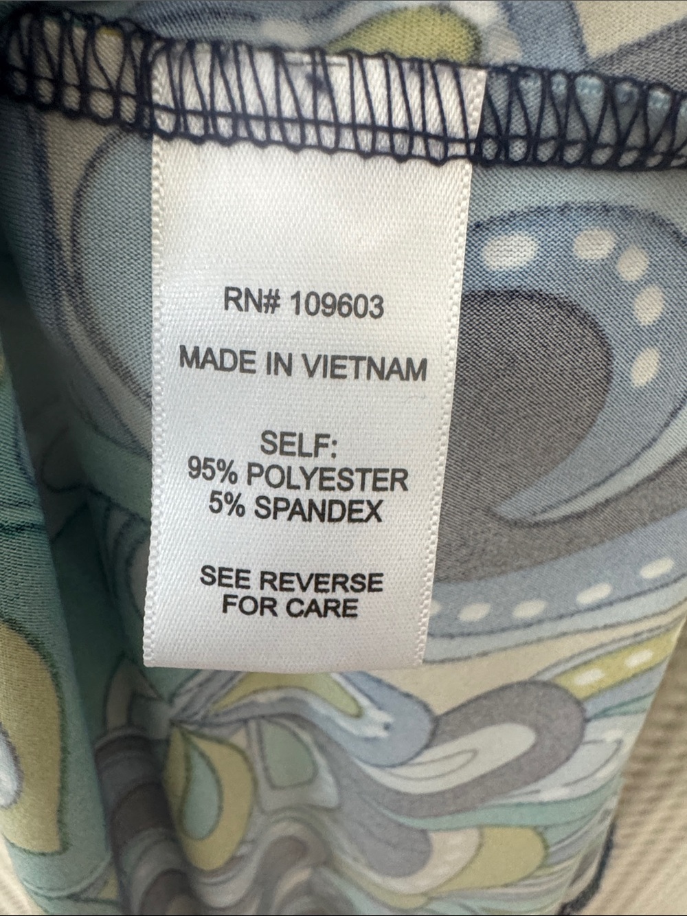 Rabbit Rabbit Rabbit ~ Cool Colors Paisley Maxi Dress - Picture 4 of 4
